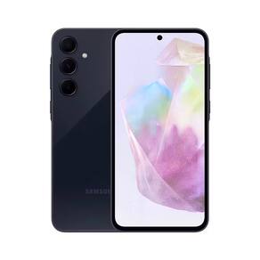 Smartphone Samsung Galaxy A35 5G Azul Escuro 128GB, 6GB RAM, Câmera Tripla Traseira de até 50MP e Tela Super AMOLED de 6,6” + Galaxy Fit3 Grafite