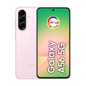 Smartphone Samsung Galaxy A56 5G Rosa 256GB, 8GB RAM, Câmera Tripla 50MP, Tela Super AMOLED 6.7", IP67, NFC e Recursos AI + Galaxy Buds FE - Grafite