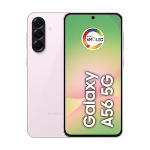 Smartphone Samsung Galaxy A56 5G Rosa 128GB, 8GB RAM, Câmera Tripla 50MP, Tela 6.7", IP67, NFC e Recursos AI + Galaxy Fit3 Grafite Display de 1.6"