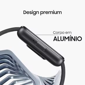 Smartphone Samsung Galaxy A56 5G Preto 128GB, 8GB RAM, Câmera Tripla 50MP, Tela 6.7", IP67, NFC e Recursos AI + Galaxy Fit3 Grafite Display de 1.6"