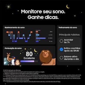 Smartphone Samsung Galaxy A56 5G Preto 128GB, 8GB RAM, Câmera Tripla 50MP, Tela 6.7", IP67, NFC e Recursos AI + Galaxy Fit3 Grafite Display de 1.6"