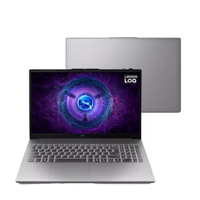 Notebook Gamer Lenovo LOQ-e Intel Core i5 12° Gen 16GB RAM 512GB SSD GeForce RTX 3050 6GB Tela Full HD 15.6" 144Hz- 83ME0007BR Win 11 + Micros