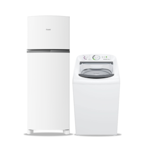 Conjunto Consul Geladeira CRM40MB Frost Free 333L + Lavadora CWH12BB 12kg