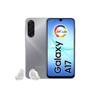 Smartphone Samsung Galaxy A17 4G Tela 6.7" 128GB Câmera Tripla 50MP Cinza + Galaxy Buds Core Bluetooth Branco