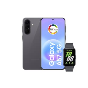 Smartphone Samsung Galaxy A57 5G Tela 6.7" 128GB Cinza + Galaxy Fit 3 Grafite