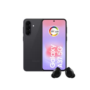 Smartphone Samsung Galaxy A37 5G Tela 6.7" 128GB Preto + Fone de Ouvido Buds Core Preto