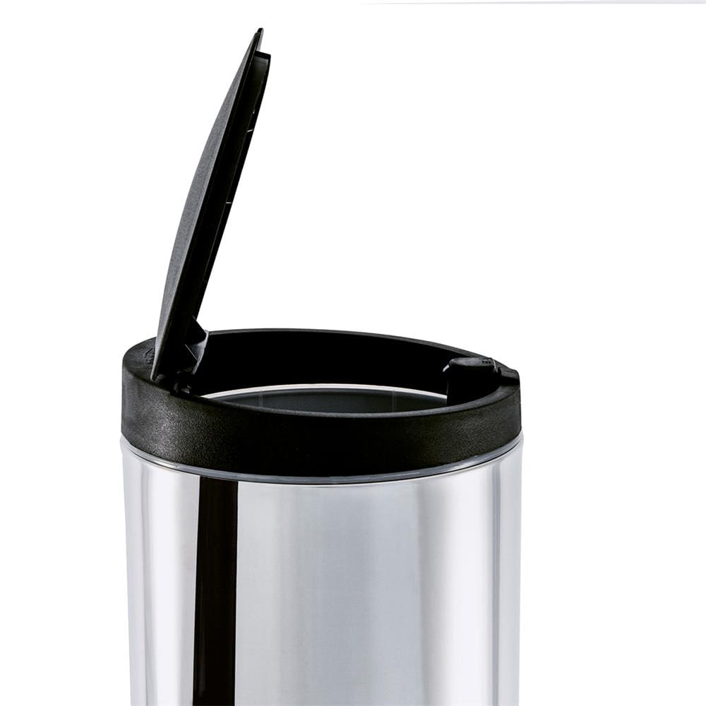 Lixeira Brinox Decorline Press em Inox com Tampa – 4 L - LIX PRESS INOX C TAMPA PP PRETA D BRINOX - 3