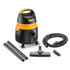 Aspirador de Pó e Água Electrolux Acqua Power AQP20 1400W 10L com Conjunto de Acessórios e Rodas 360° - Amarelo/Preto