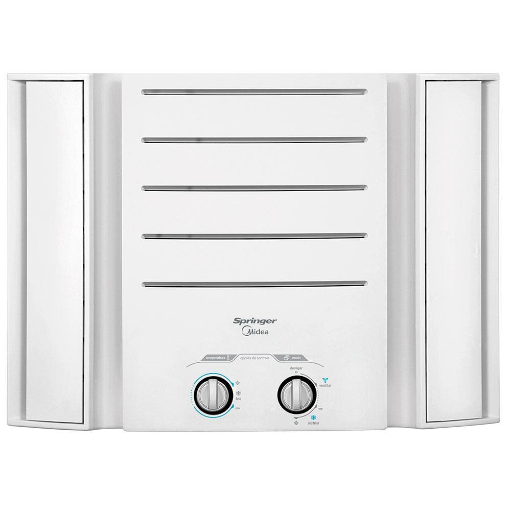 Ar-condicionado de Janela Springer Midea QCI108BB Frio 10.000 BTUs Mecânico com 2 Níveis de Velocidade - 110v - 1