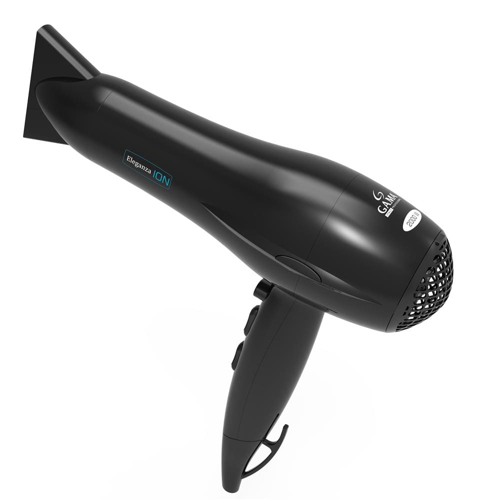 Secador de Cabelos GA.MA Italy Eleganza Íon Motor DC 2000 W – Preto - 220 V - 1