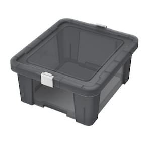 Caixa Organizadora em Polipropileno Tramontina Office 92550/012 com Tampa – 17 L