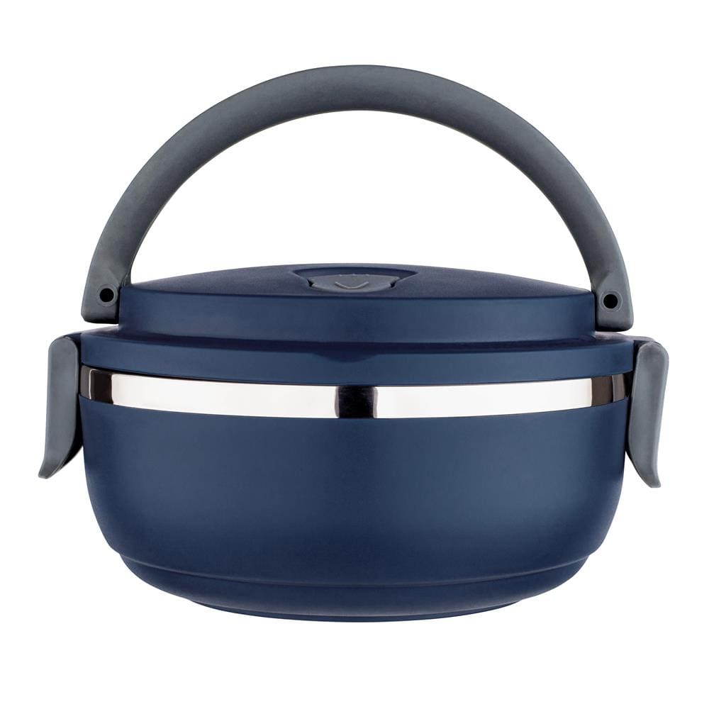 Marmita Euro Home Lunch Box em Plástico e Aço Inox - Azul - 2