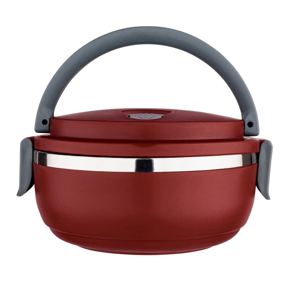 Marmita Euro Home Lunch Box em Plástico e Aço Inox - Vermelha - 2