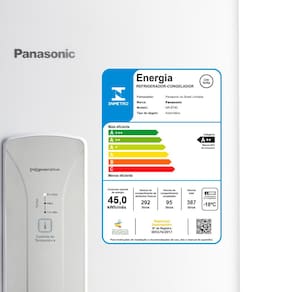 Geladeira Panasonic Frost Free NR-BT40BD1W com Painel Eletrônico - 387 L