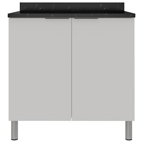 Balcão Duplo Bartira Rubi com 2 Portas e 1 Prateleira - 80,1cm de largura