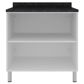 Balcão Duplo Bartira Rubi com 2 Portas e 1 Prateleira - 80,1cm de largura