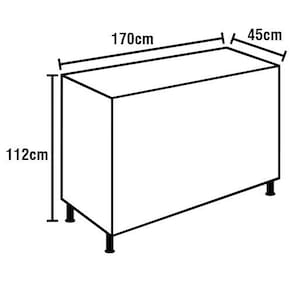 Cômoda Demóbile London com 7 Gavetas e 2 Portas