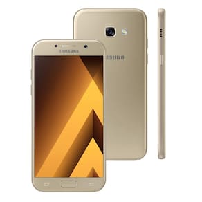 Smartphone Samsung Galaxy A5 2017 A520F/DS Dourado com 64GB, Dual Chip, Tela 5.2" FHD, 4G, Câmera 16MP, Android 6.0, Processador Octa Core e 3GB RAM