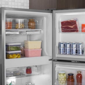 Geladeira Electrolux DFX41 Frost Free com Turbo Congelamento 371L - Inox