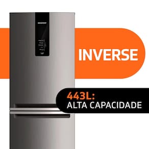 Geladeira Brastemp BRE57AK Frost Free com Turbo Ice Inverse - 443L