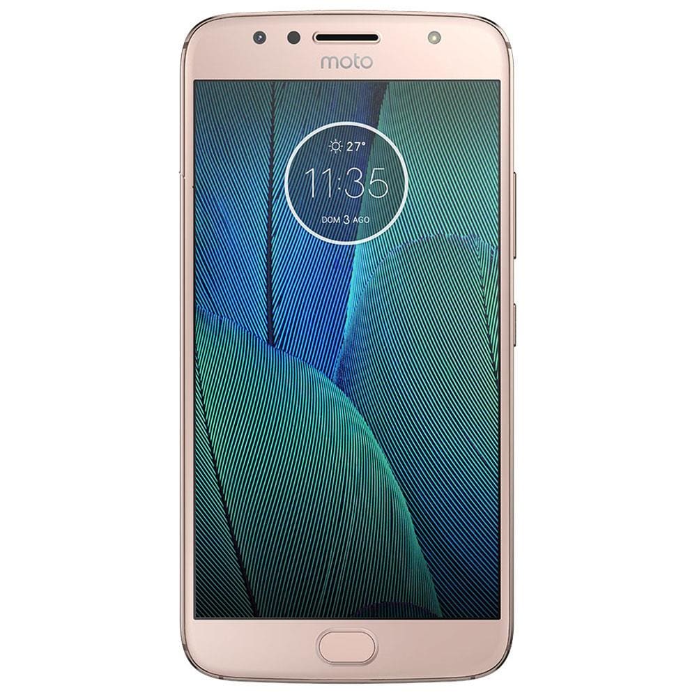 Smartphone Motorola Moto G5s Plus XT1802 Ouro Rosé 32GB, Tela 5.5``, Dual Chip, TV Digital, Android 7.1, Câmera Traseira Dupla 13MP e 3GB RAM - 1