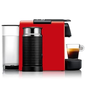 Máquina de Café Nespresso Essenza Mini D30 com Aeroccino e Kit Boas-Vindas - Vermelha