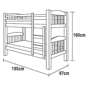 Beliche Art in Móveis Miami com Prateleira e Escada - Montana - 2