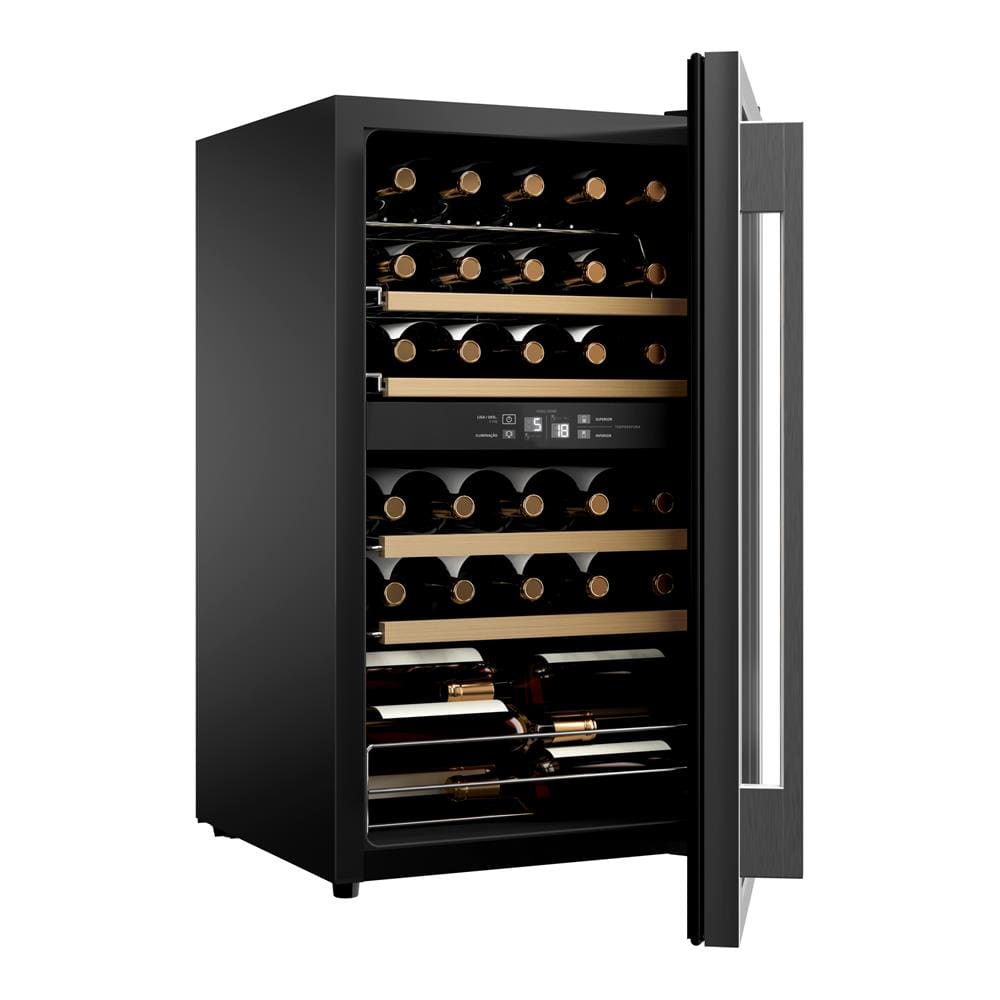 Adega Brastemp BZB33BE Dual Zone 33 Garrafas Inox - 93L - 220V - 2