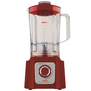 Liquidificador Arno Power Max LN54 Vermelho 1000W com 15 Velocidades, 6 Lâminas e Jarra de 3,1L