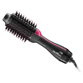 Escova Secadora Britânia Soft BEC02 Íon Tourmaline com Cabo Giratório 1200W - Preta/Rosa
