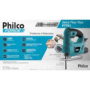 Serra Tico Tico Philco Force PTT01 450W com Guia de Corte
