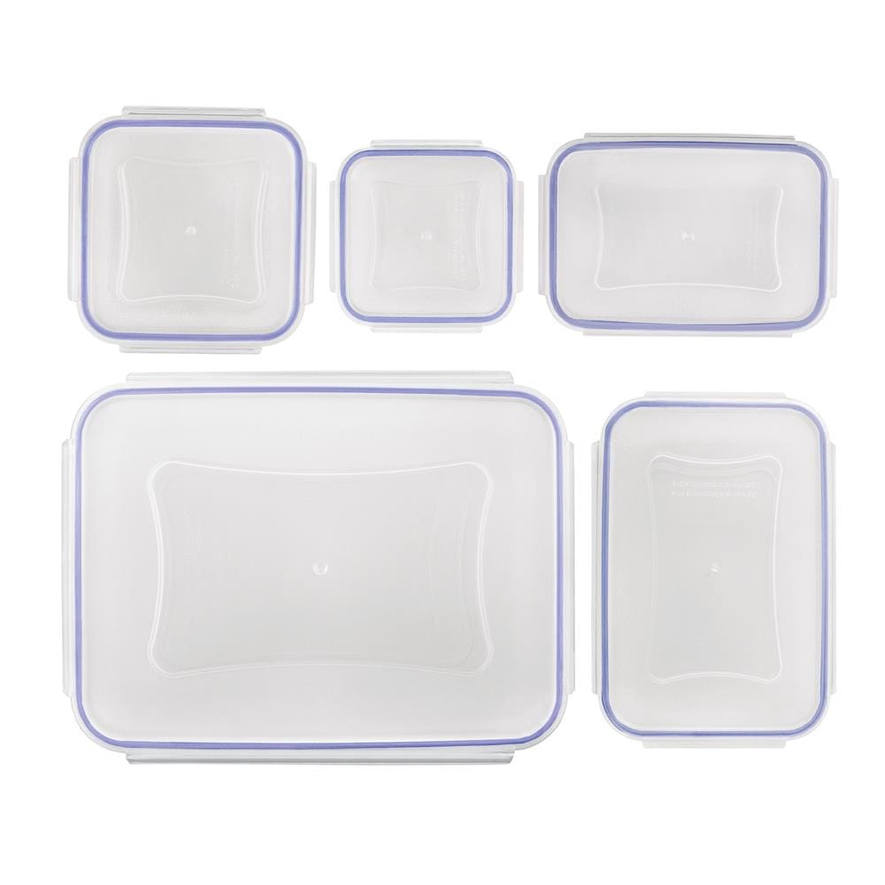 Conjunto de Potes Herméticos Euro Home PLA3604-AZ em Plástico – 5 Peças - 2