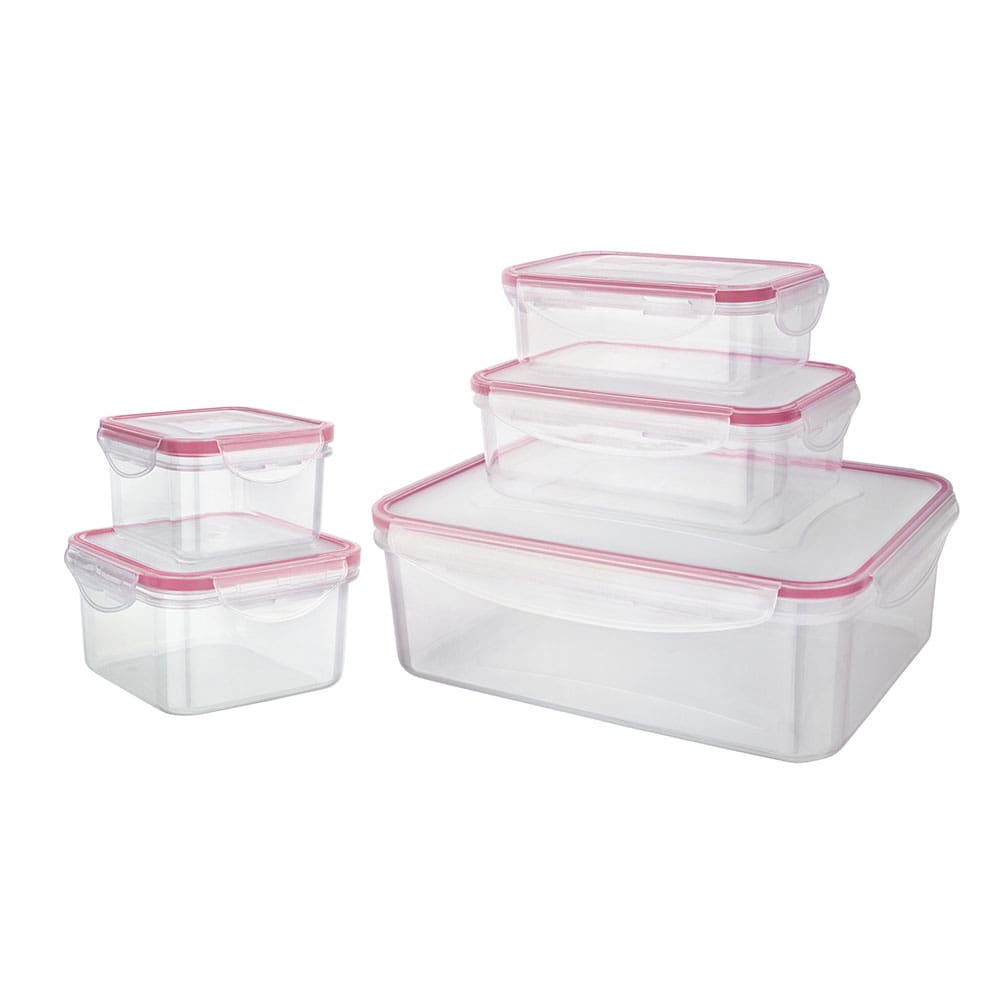 Conjunto de Potes Herméticos Euro Home PLA3604-VM em Plástico – 5 Peças - 1