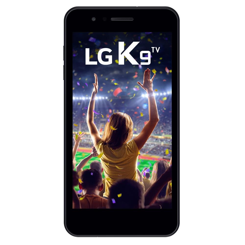 Smartphone LG K9 Preto 16GB, Android 7.0, Dual Chip, TV Digital, Tela 5.0"HD, Câmera 8MP, Processador Quad Core 1.3 Ghz e 2GB de RAM - LMX210BMW - 1