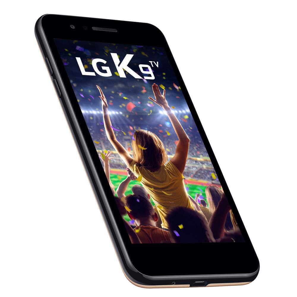 Smartphone LG K9 Dourado 16GB, Android 7.0, Dual Chip, TV Digital, Tela 5.0"HD, Câmera 8MP, Processador Quad Core 1.3 Ghz e 2GB de RAM - LMX210BMW - 2