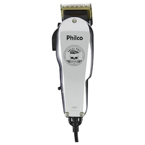 Máquina de Cortar Cabelo Philco PCR05S 6 pentes Prata