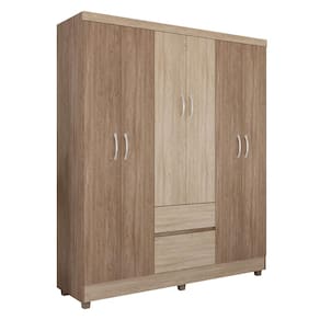 Guarda-Roupa Bartira Brusque II com 149 cm de Largura, 6 Portas e 2 Gavetas