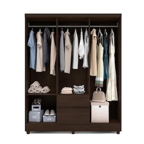Guarda-Roupa Bartira Brusque II com 149 cm de Largura, 6 Portas e 2 Gavetas