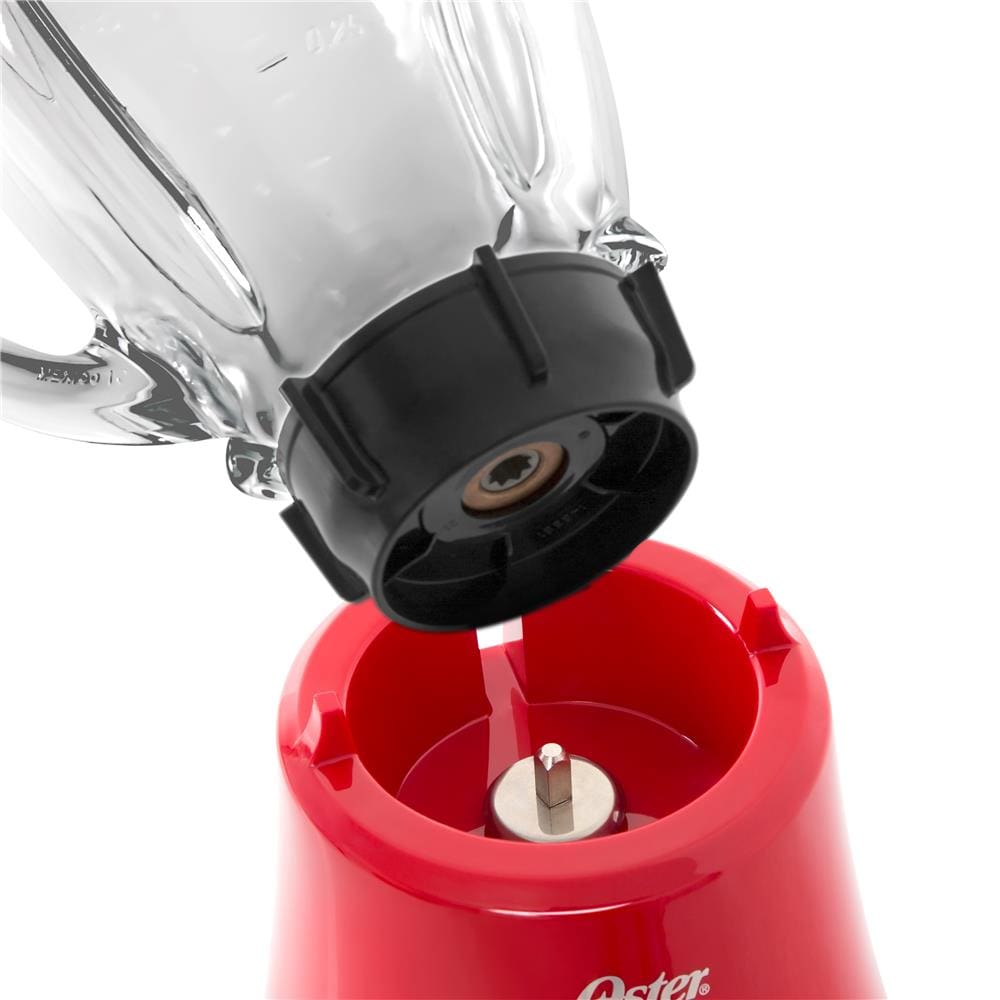 Liquidificador Oster Super Chef RR8 Vermelho com Copo de Vidro 750W e 8 Velocidades - 220V - 2