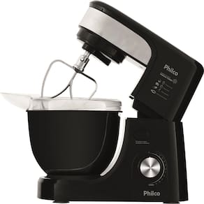 Batedeira Planetária Philco PHP500 Turbo com 11 Velocidades e 500W – Preto