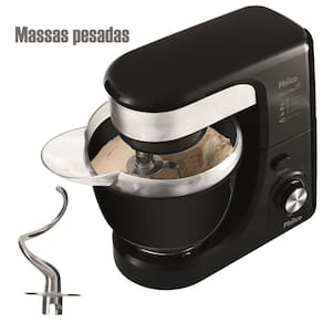 Batedeira Planetária Philco PHP500 Turbo com 11 Velocidades e 500W – Preto