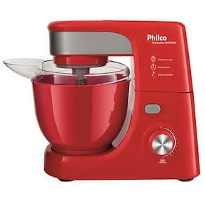 Batedeira Planetária Philco PHP500 Turbo com 11 Velocidades – Vermelha