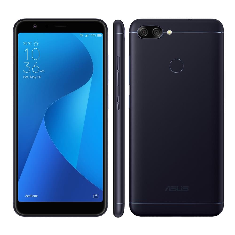Smartphone Asus ZenFone Max Plus Preto 32GB Tela 5.7” Dual Chip Android 7.1 Câmera Traseira Dupla 3GB RAM Processador Octa-Core