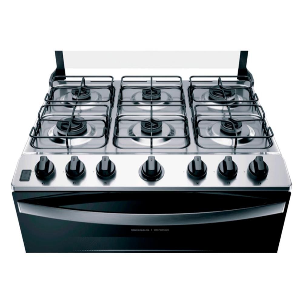 Fogão Brastemp 6 Bocas BFS6NCB com Mesa de Inox, Botões Removíveis e Exclusivo Aro Protetor Bivolt - Branco - 3