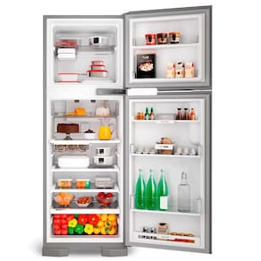 Geladeira Brastemp BRM44HK Frost Free Duplex com Compartimento Extrafrio e Fresh Zone Inox - 375L