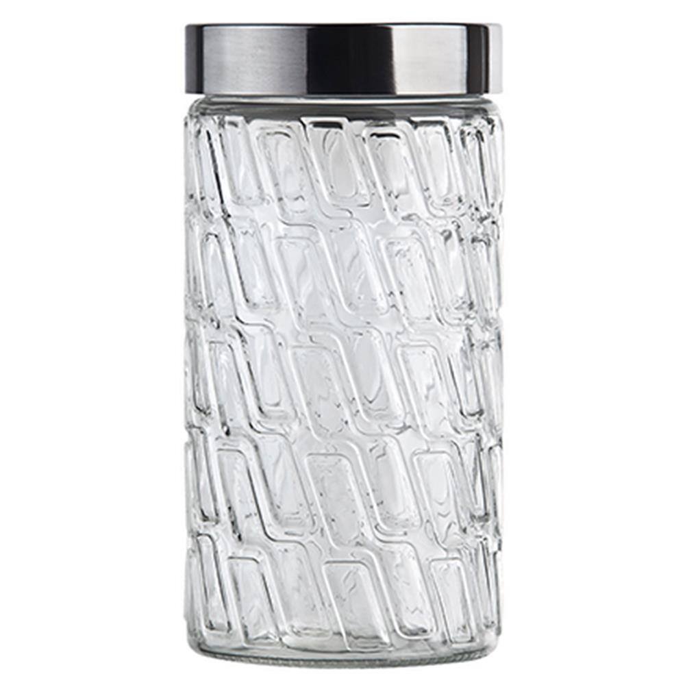 Conjunto de Potes Redondos Euro Home Mosaico em Vidro e Inox – 3 Peças - 3