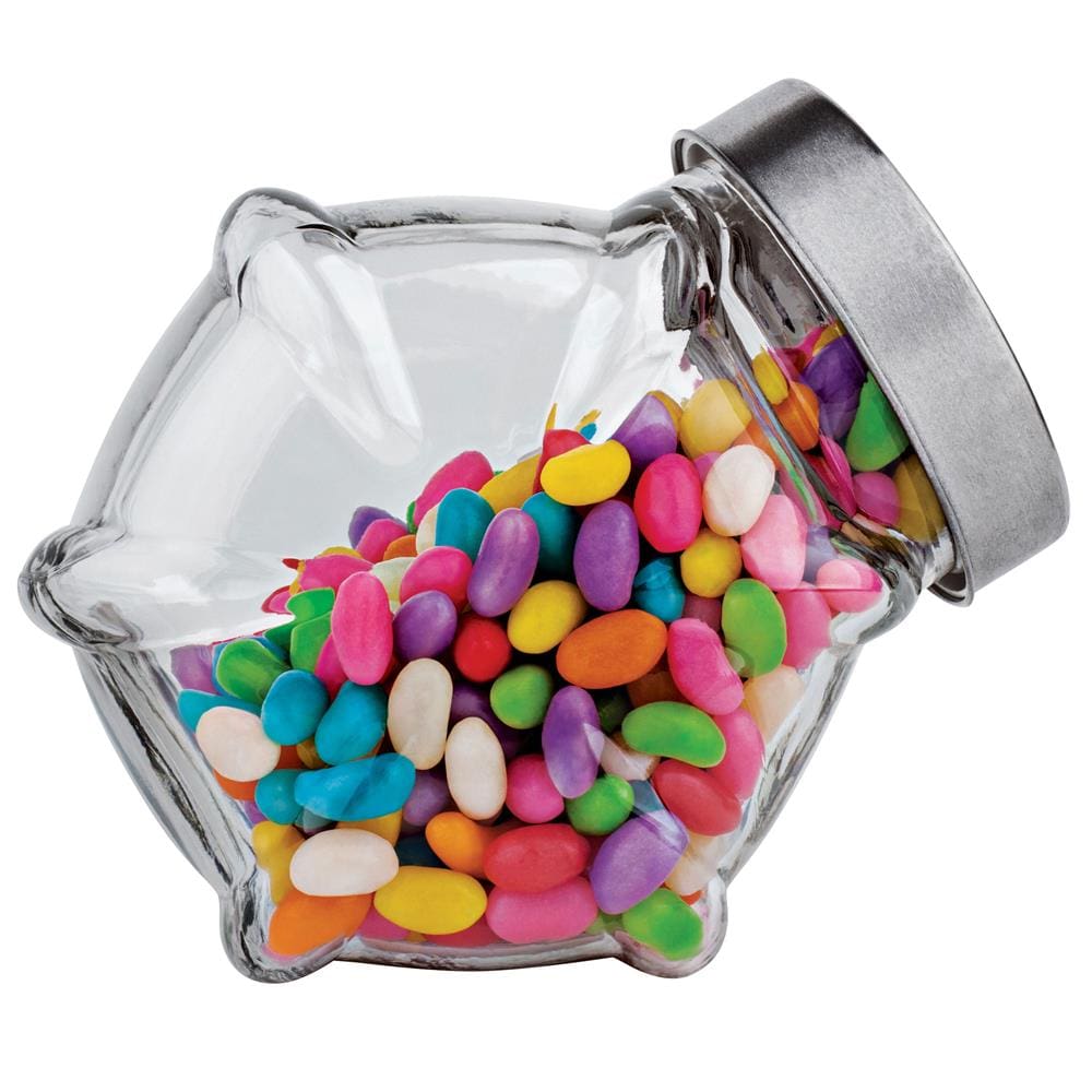 Baleiro Estrela Euro Home VDR1914 em Vidro e Inox – 18 cm - 1