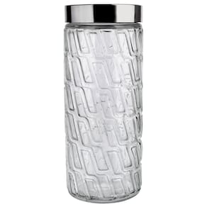 Pote Redondo Euro Home Mosaico em Vidro e Inox – 2 L