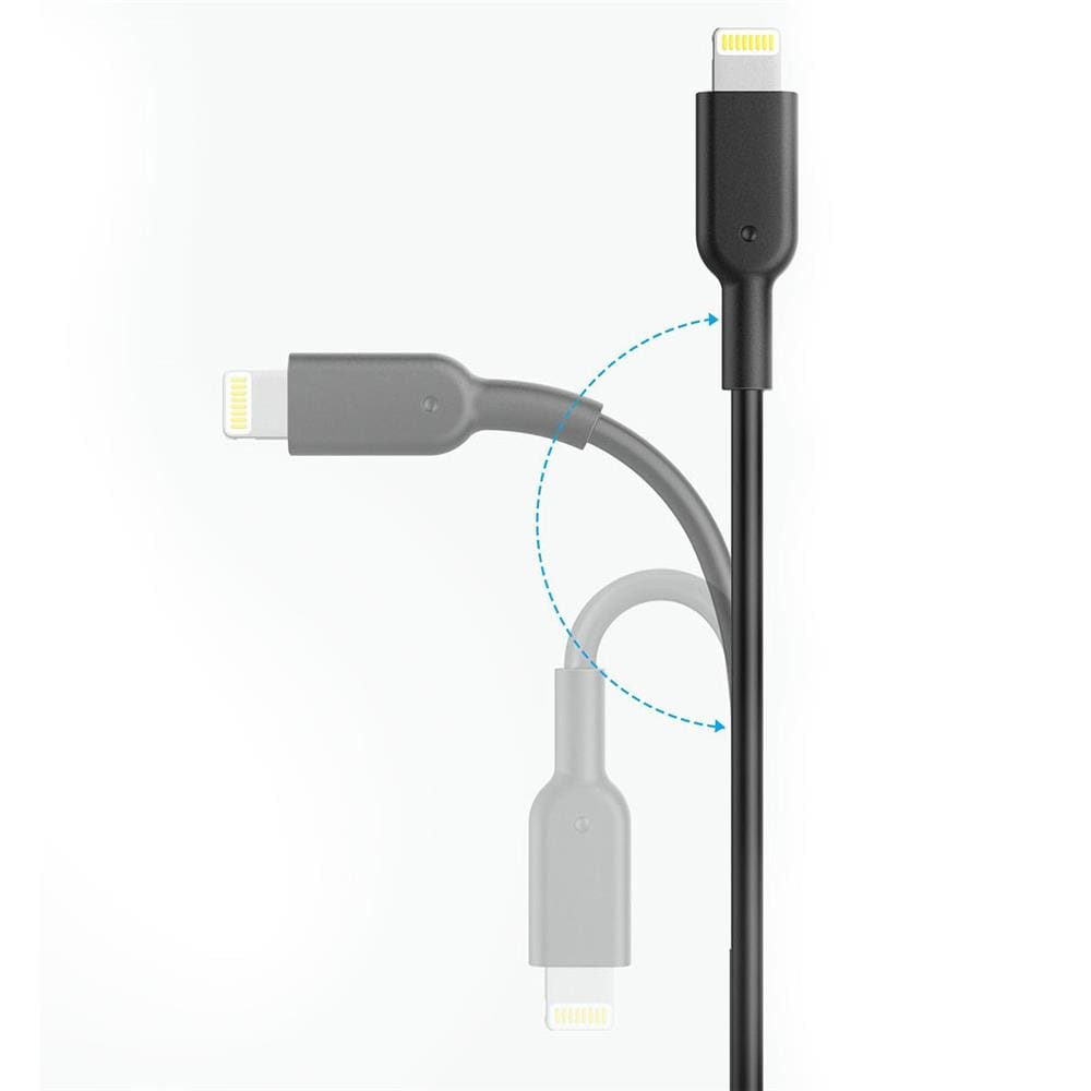 Cabo Anker Powerline II Lightning 1,8 metros - Preto - 1