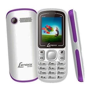 Celular Lenoxx CX 904 Branco/Lilás com Tela 1,8”, Dual Chip, Câmera VGA, Bluetooth, Rádio FM